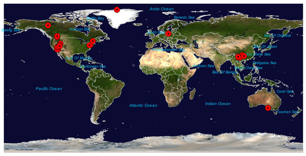 Utah On World Map Lobopods From The Cambrian Of Utah